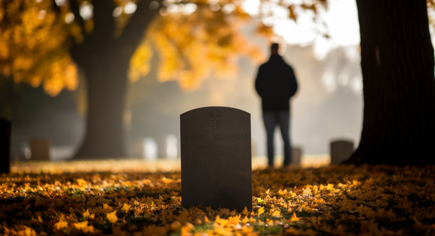 personne-dos-tombe-cimetiere-automne
