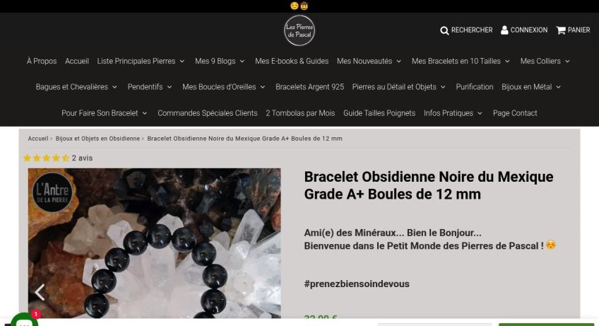 Meilleurs bracelets en obsidienne noire en 2026 : qui choisir ?