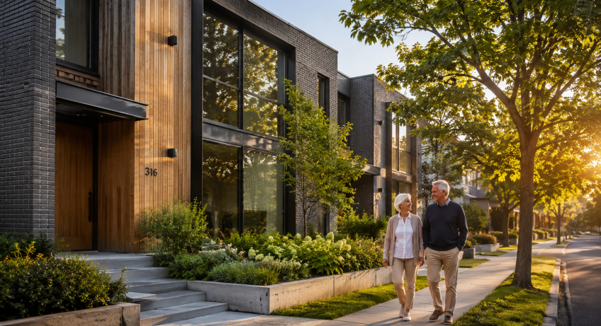 Le choix d'une maison de ville neuve : la solution idéale pour simplifier son quotidien à la retraite ?