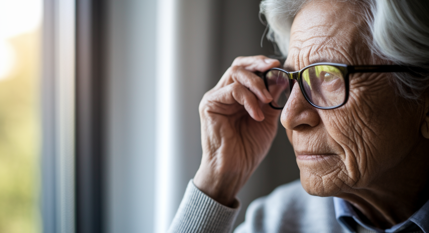 personne-agee-lunettes-fenetre-vue-floue